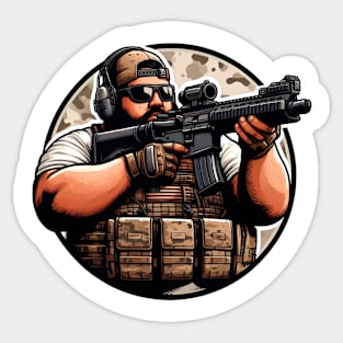 Tactical Fatman Sticker